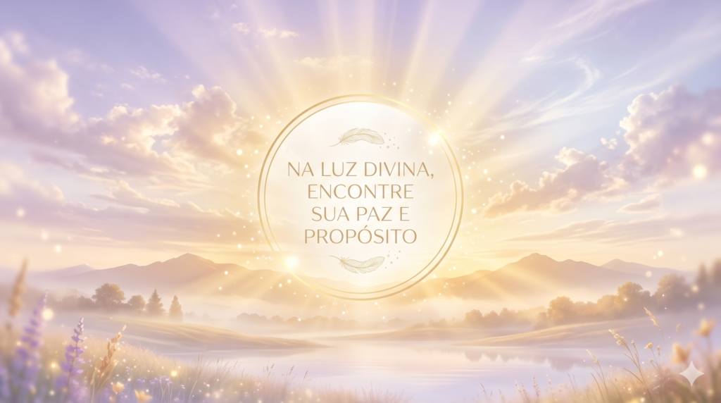na luz divina encontre sua paz