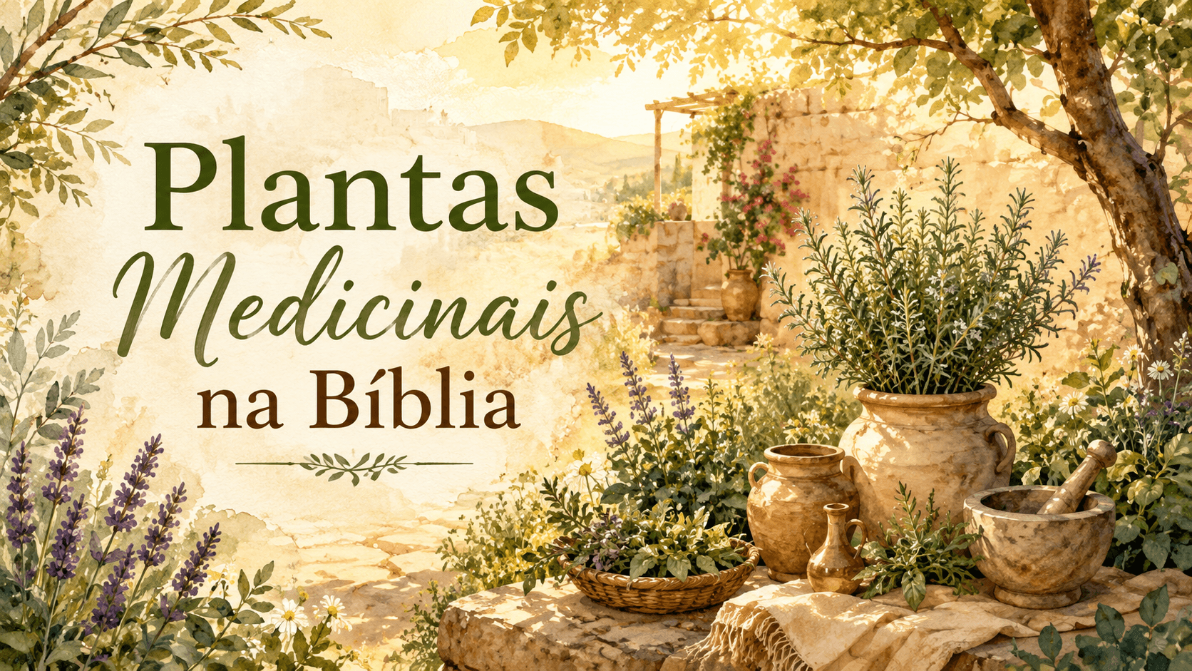 Plantas Medicinais na Bíblia: Sabedoria Divina que Cura e Restaura